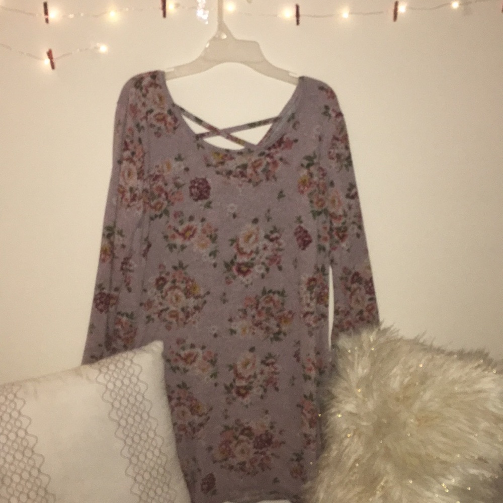 Purple flower dress